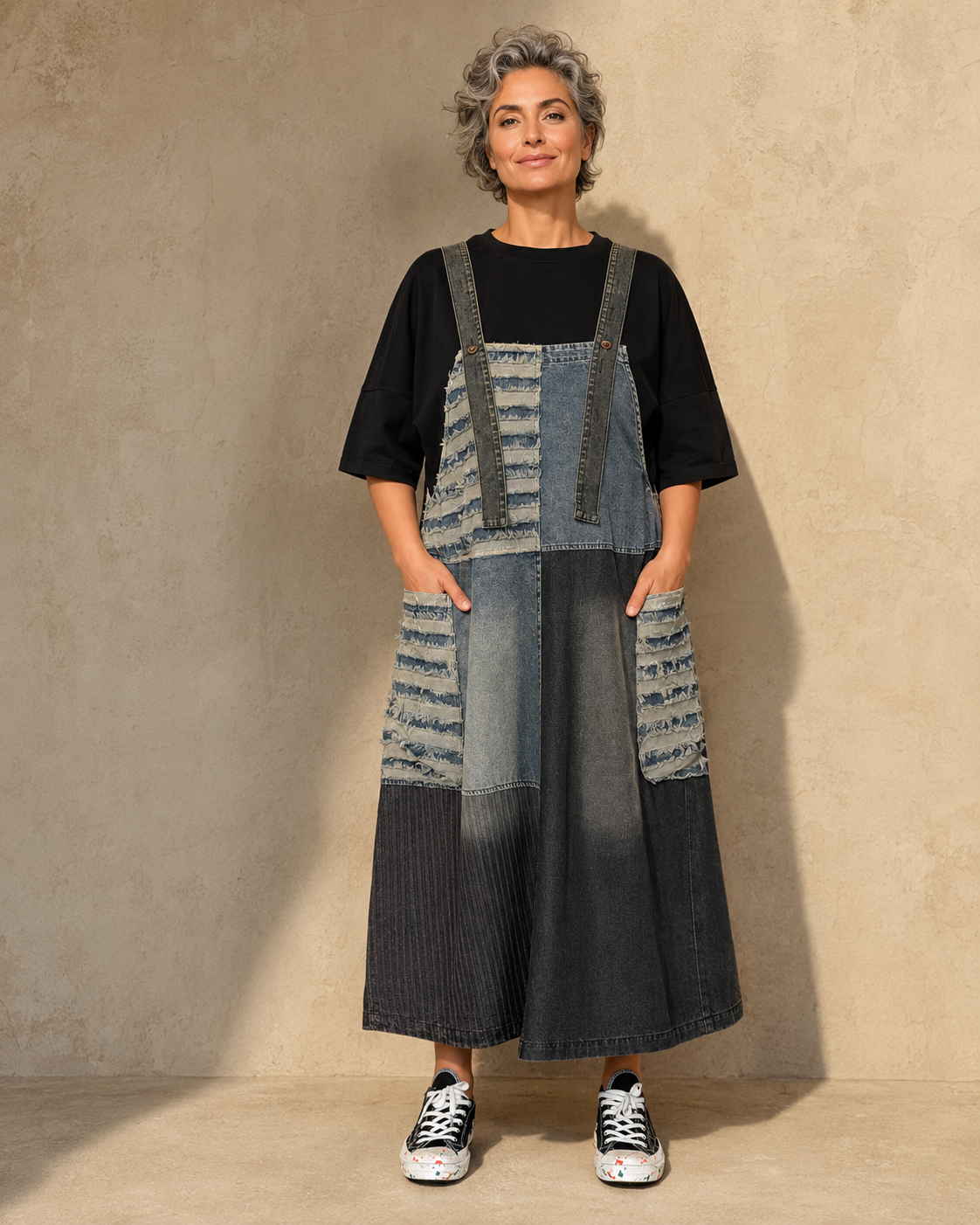 Denim Riot Dungaree Dress