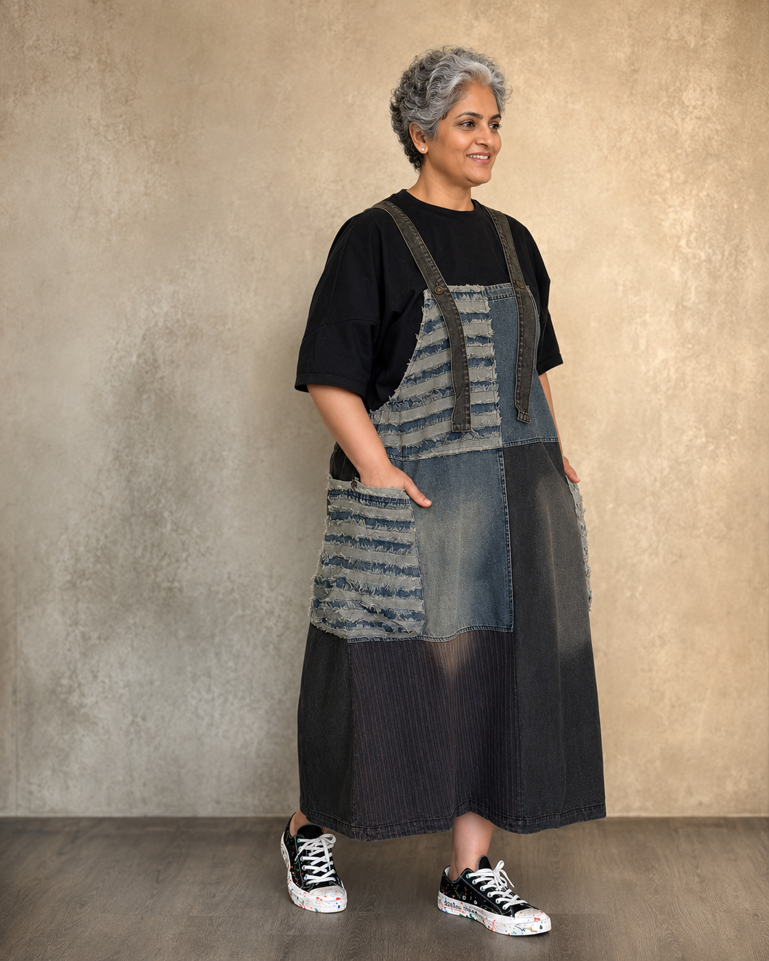 Denim Riot Dungaree Dress