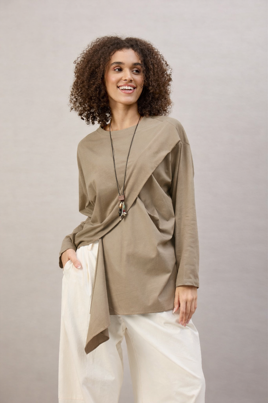 Luxe Draped Muse Top