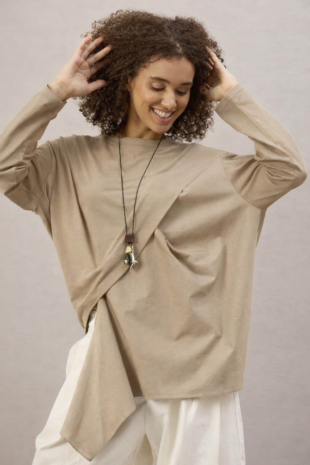 Luxe Draped Muse Top