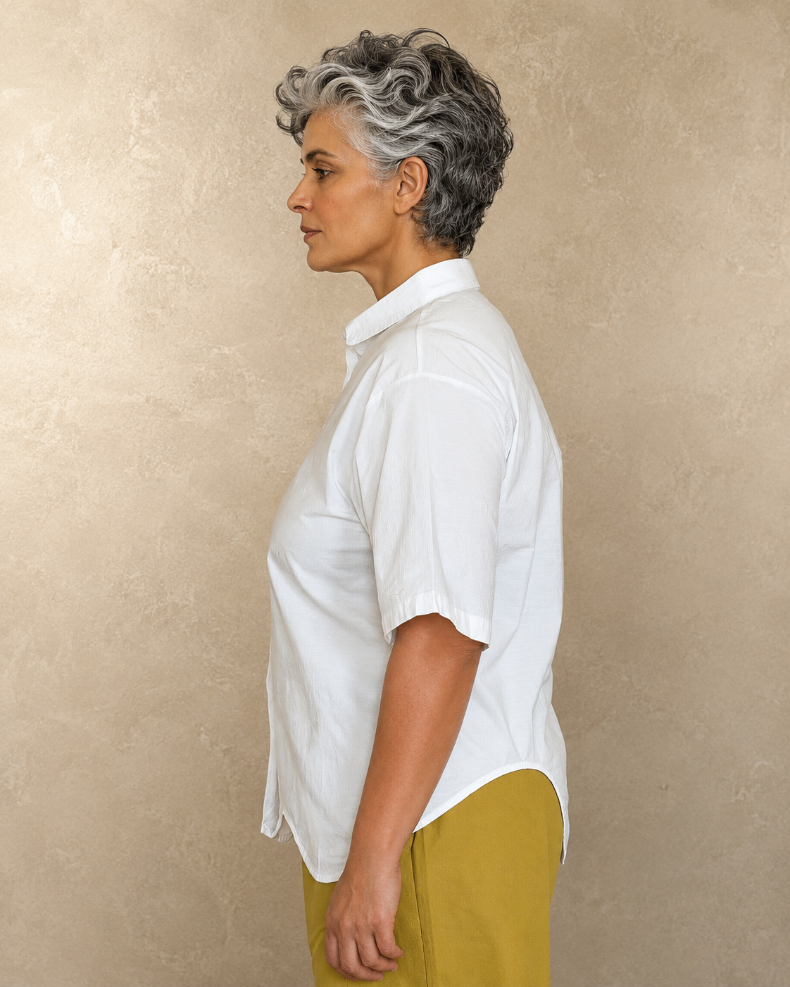 Wave Hem Shirt