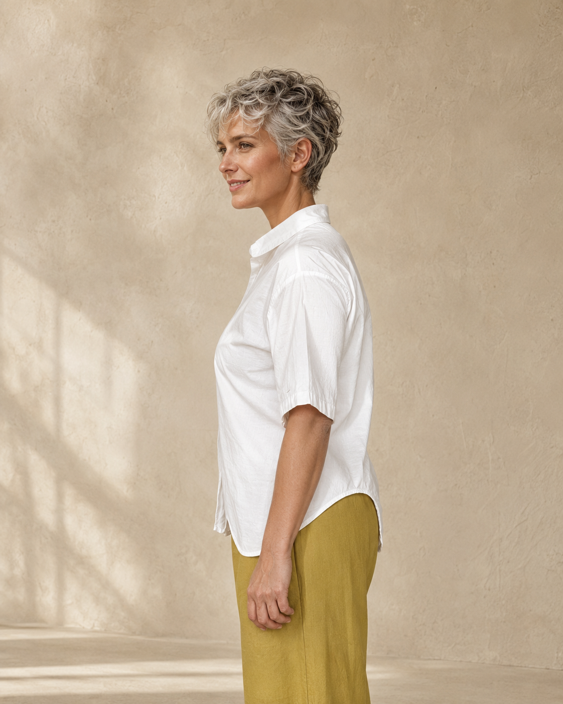 Wave Hem Shirt