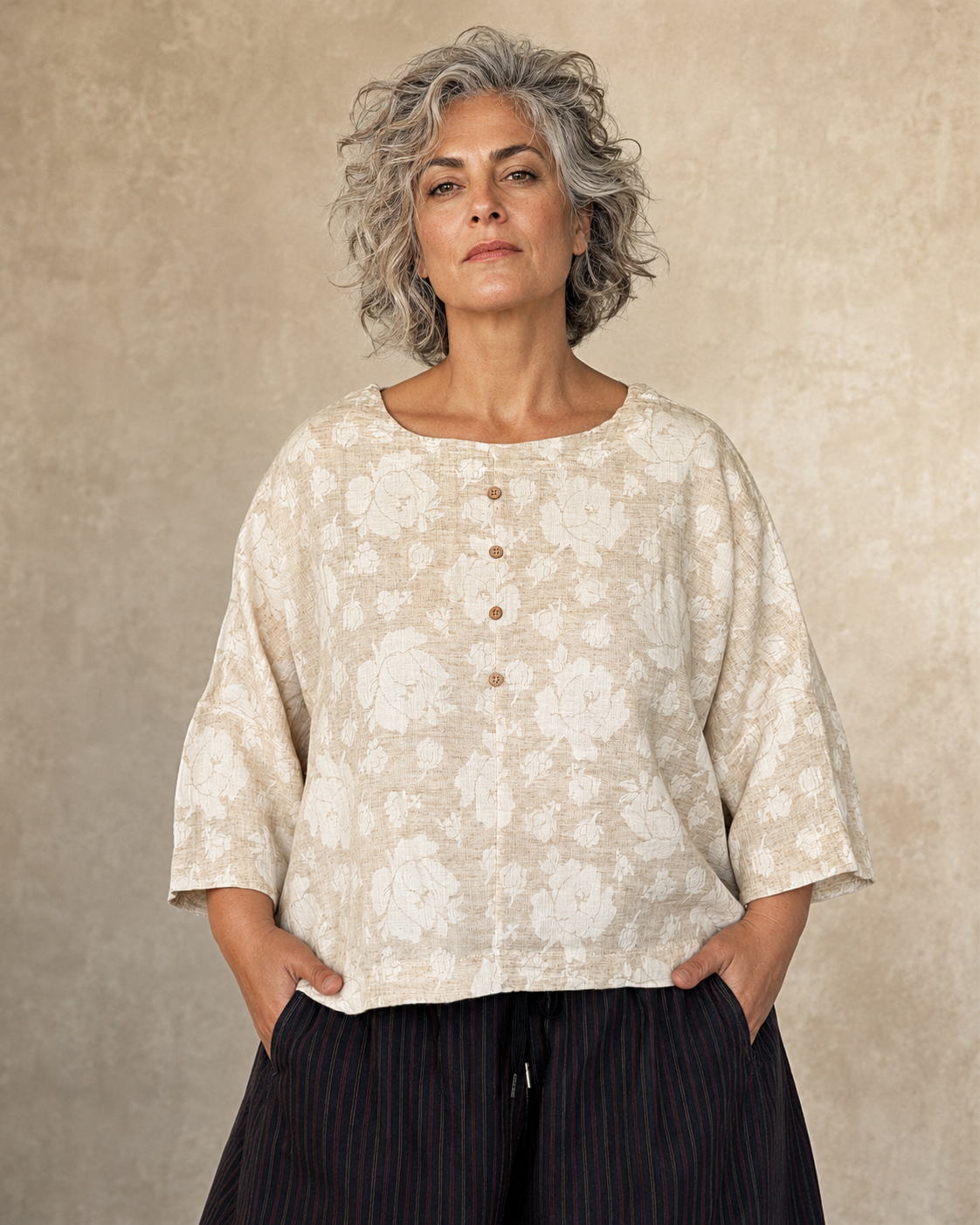 Muted Bloom Top