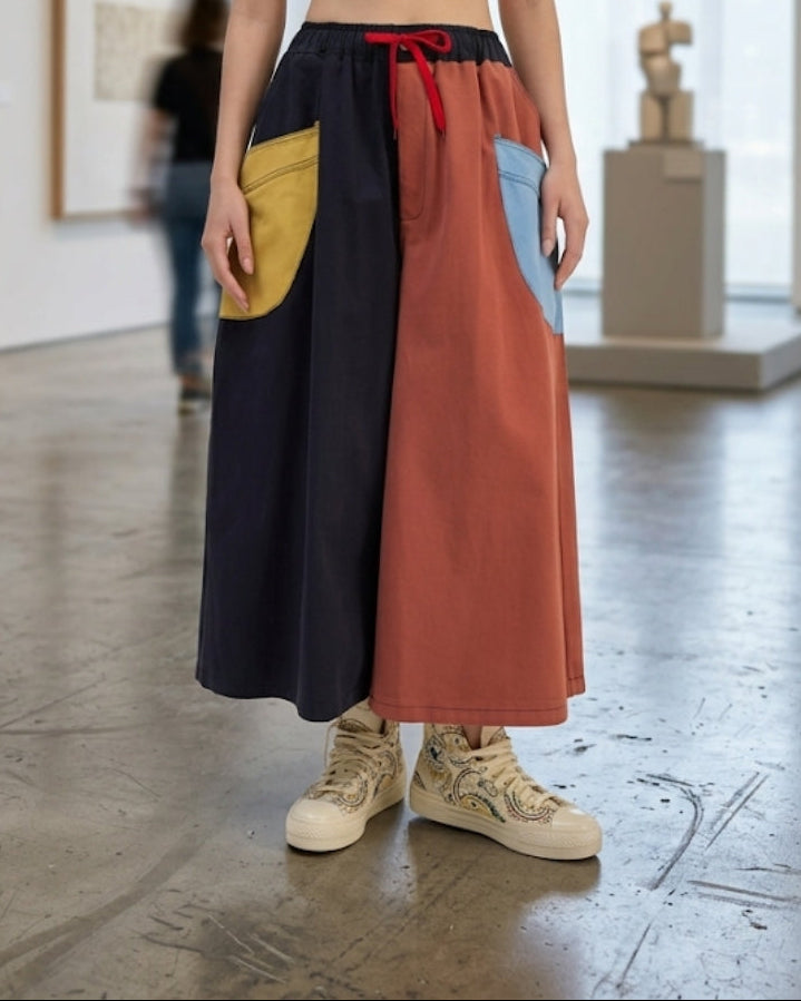 Contrast Rebel Volume Pants