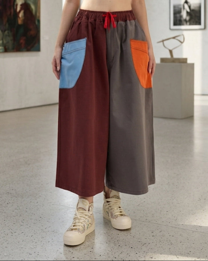 Contrast Rebel Volume Pants