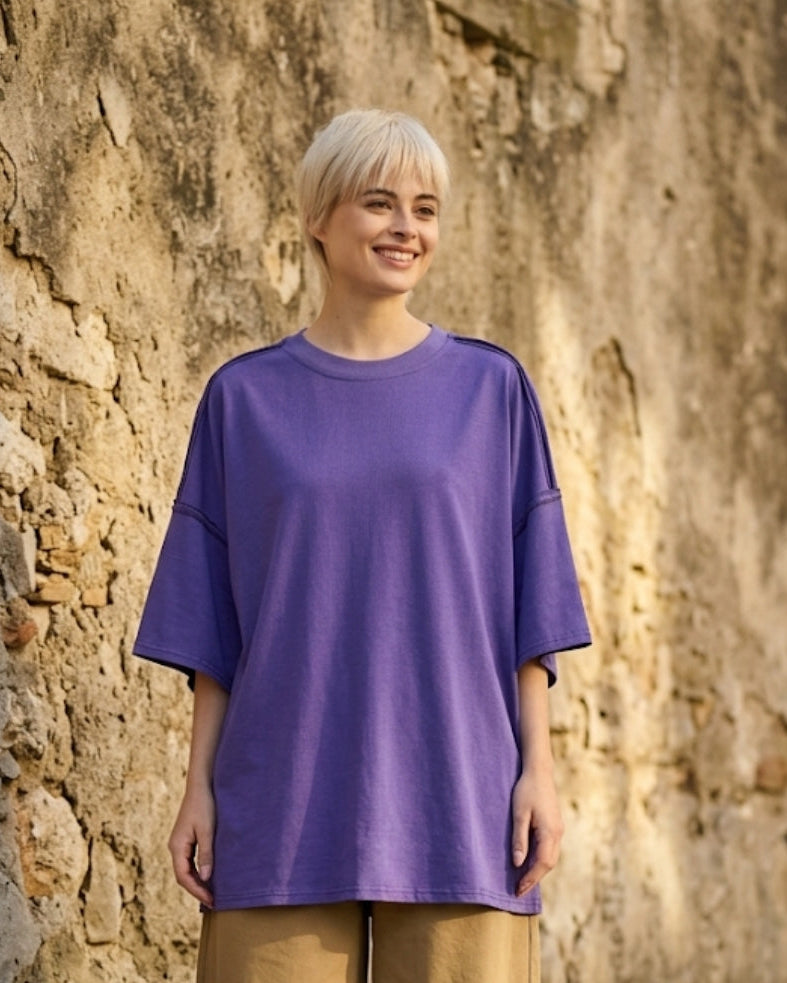 Bareform Oversized Tee (FLAT 40% Off. Auto Applies On Add To Cart)