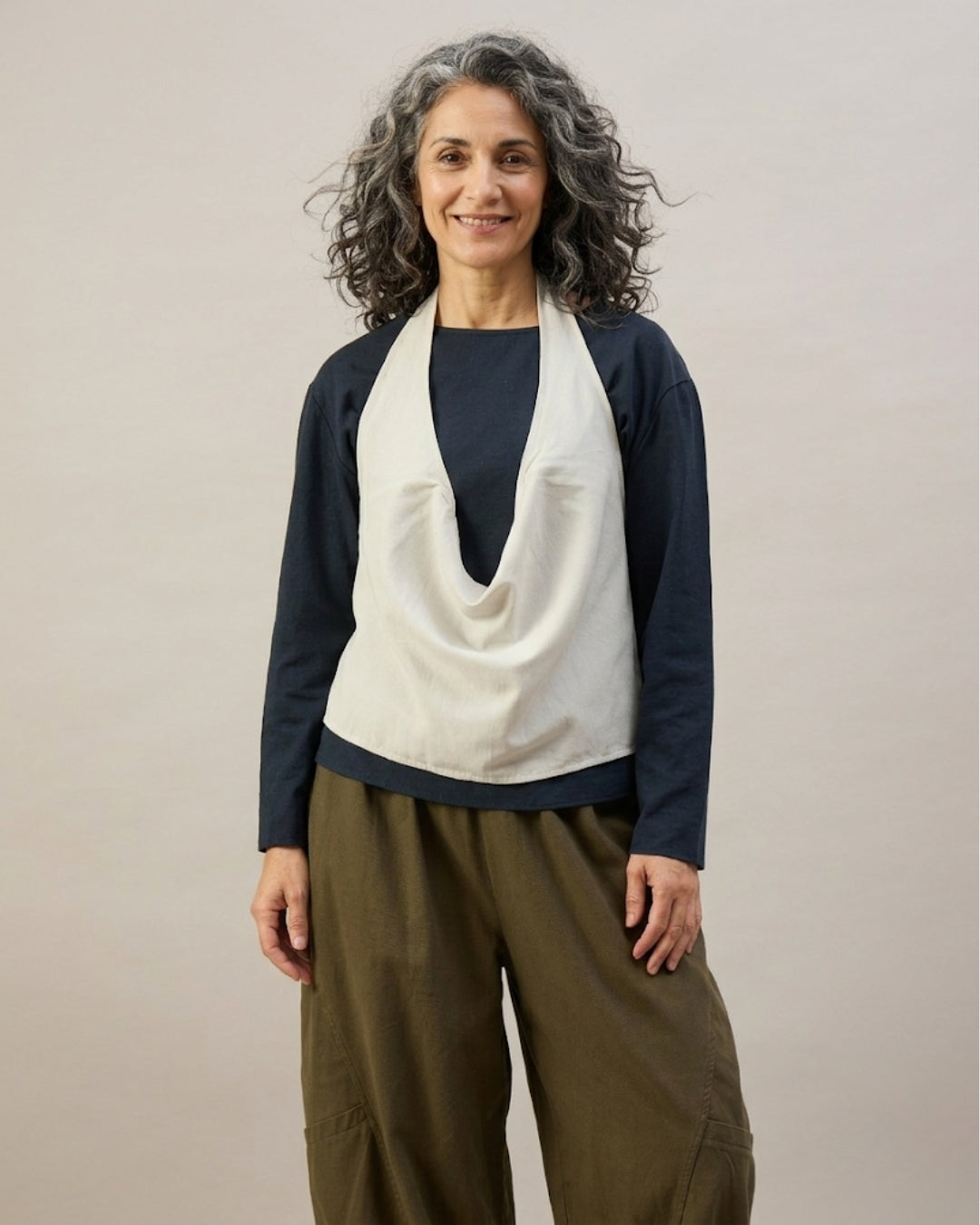 Cowl Halter Top