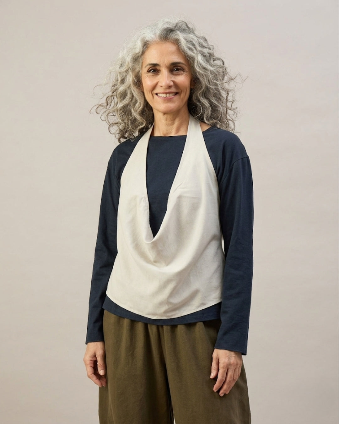 Cowl Halter Top