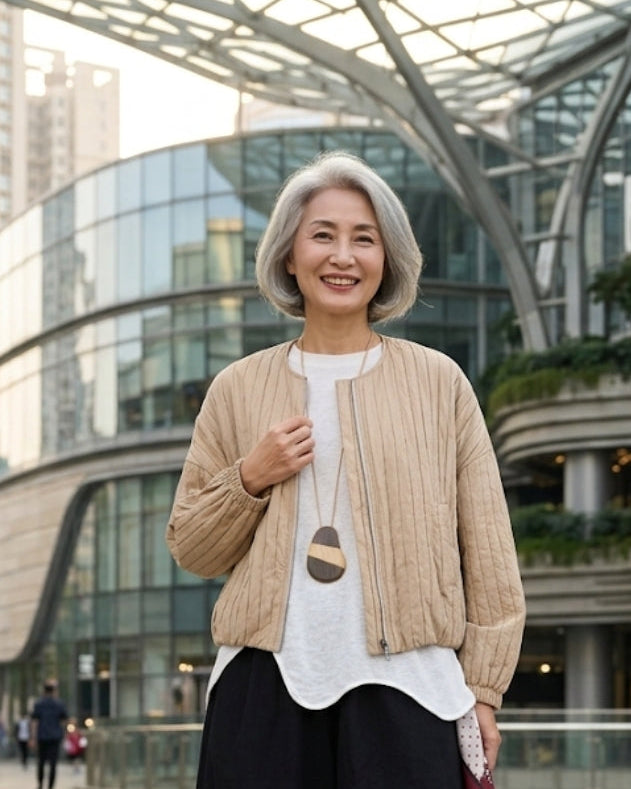 Quilted Blouson Jacket