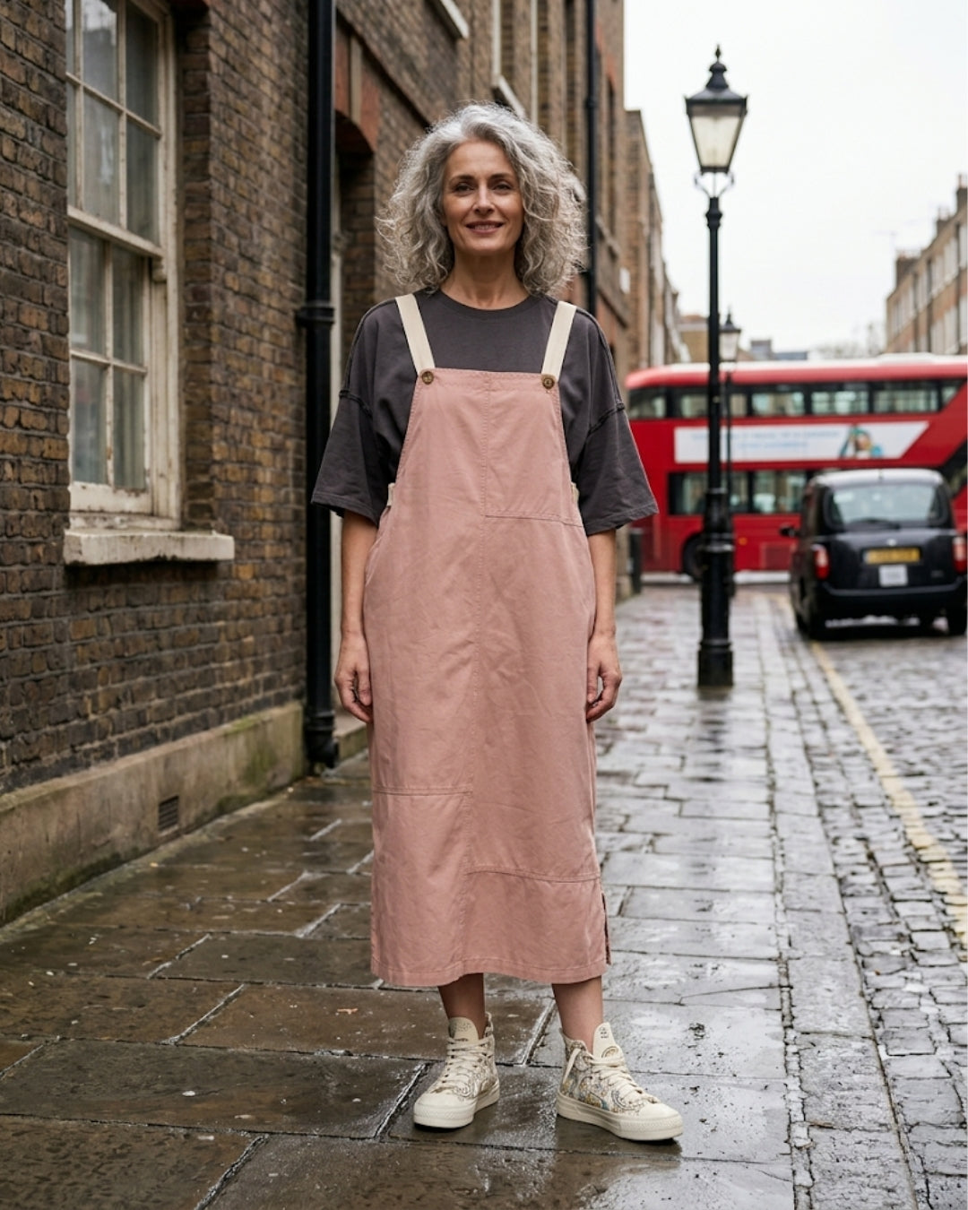 The Dual Tone Dungree Dress
