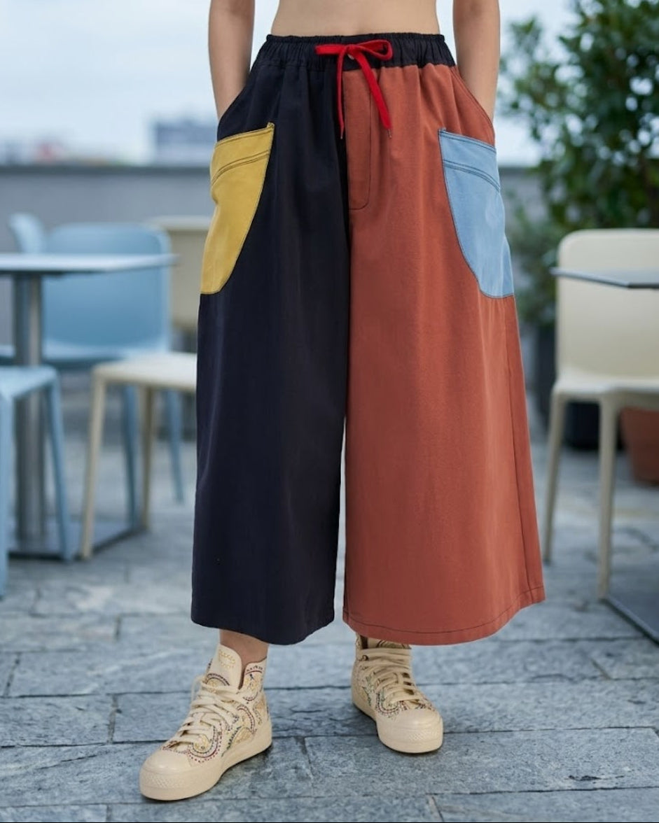 Contrast Rebel Volume Pants