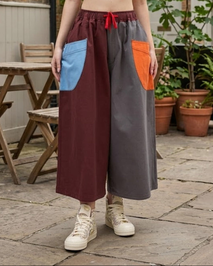 Contrast Rebel Volume Pants