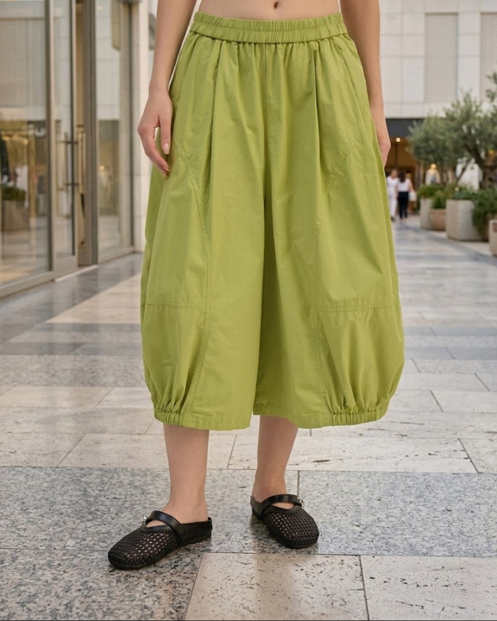 Bubble Hem Culotte