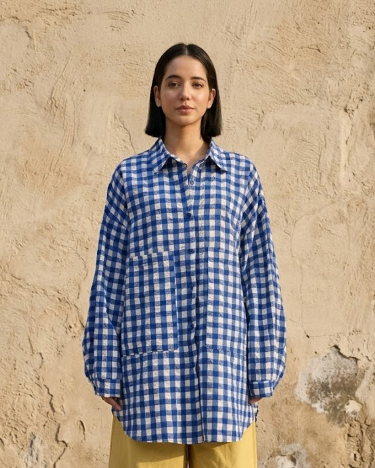 Off-Grid Blue Tunic