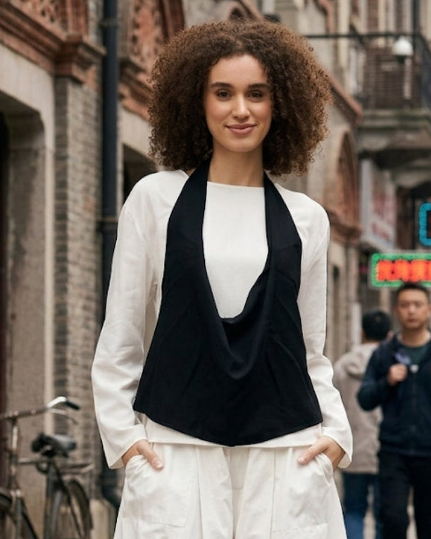 Cowl Halter Top