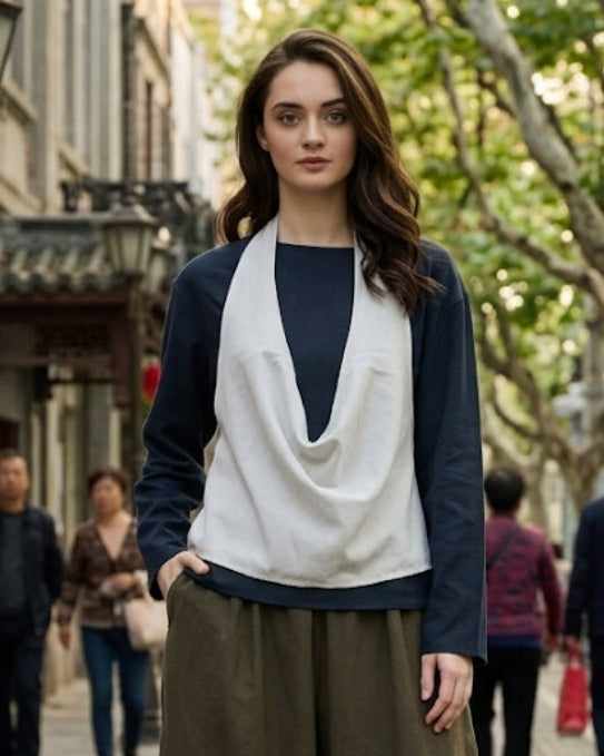 Cowl Halter Top