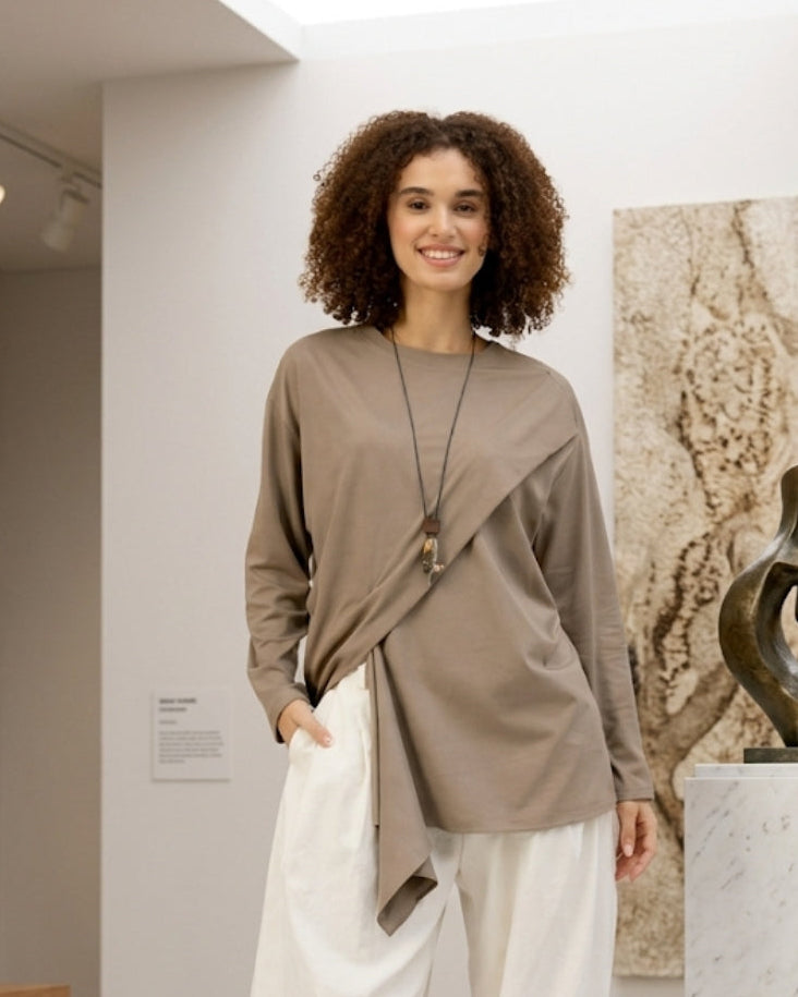Luxe Draped Muse Top